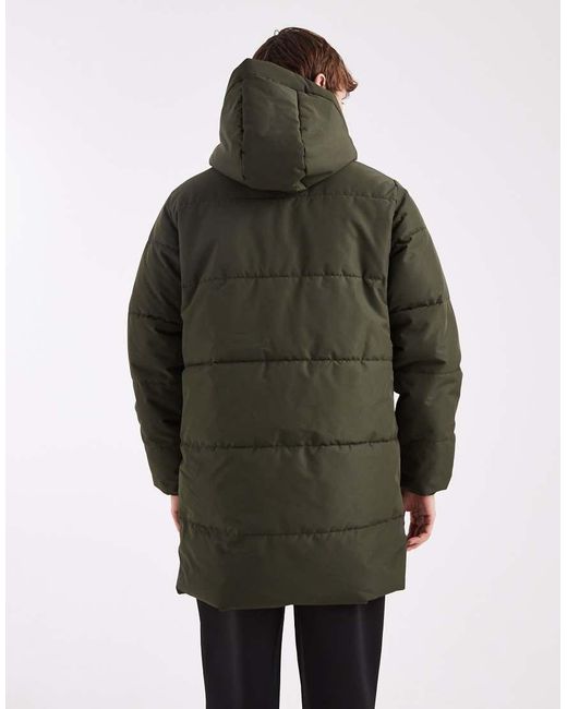Only & Sons Gray Padded Parka for men