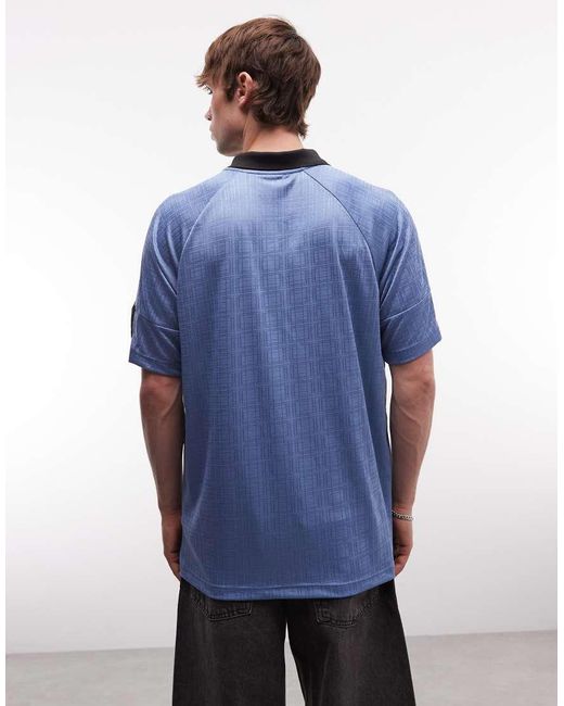 Umbro Blue Football Shirt for men