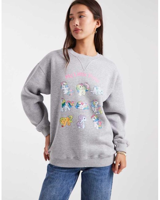 Daisy Street Gray X My Little Pony Sweatshirt