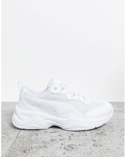 puma cilia trainers white