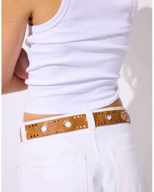 Stradivarius White – gürtel