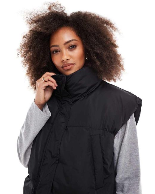 Brave Soul Black Padded Gilet Vest