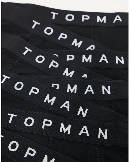 Topman Black 10 Pack Trunks for men