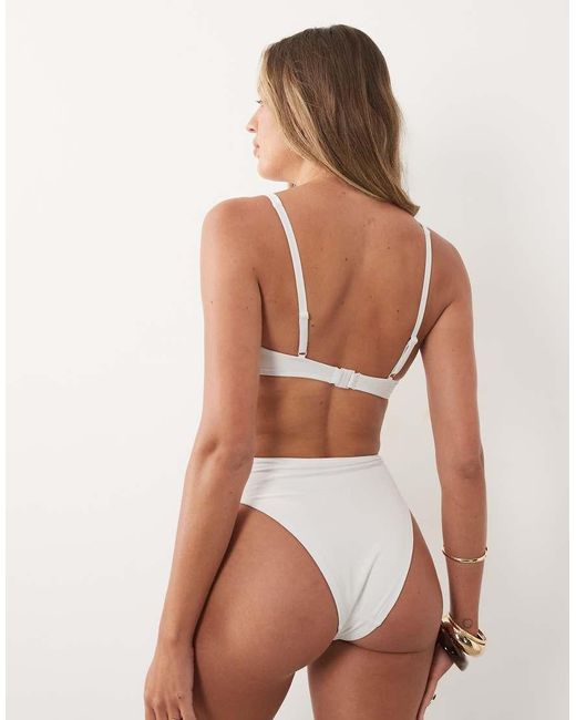 ASOS Brown Maya V Wire Bikini Top