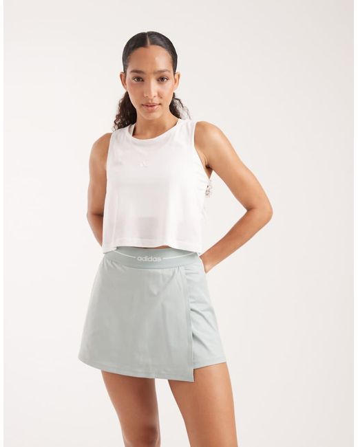 Adidas Originals White Hyperglam Skort