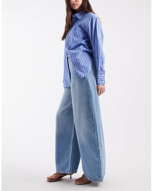 ASOS Blue Oversized Clean Barrel