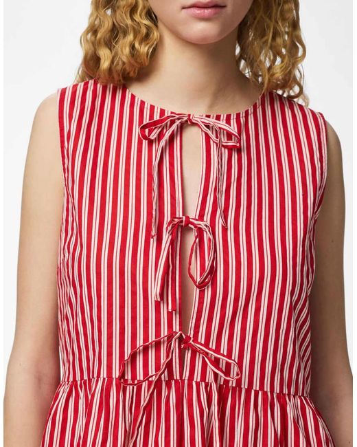 Pieces Mini-Jurk in het Pink