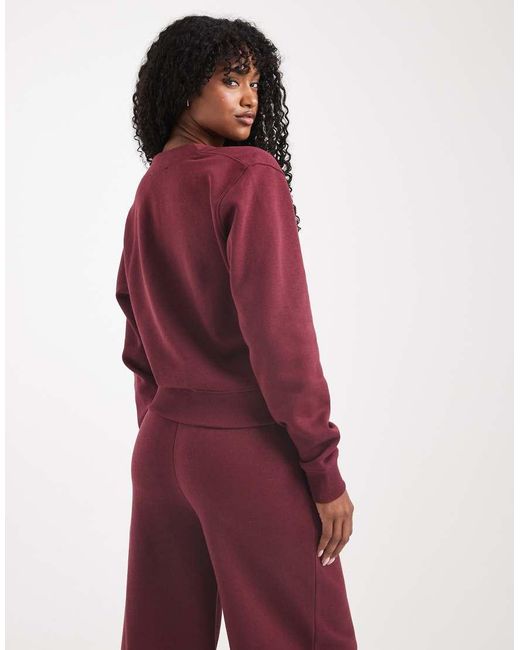 Threadbare Red Jersey Button Up Cardigan