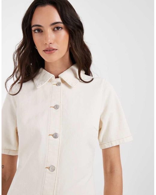 ASOS Natural Shirt Dress