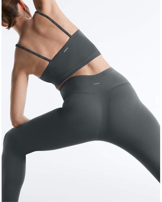 Oysho Gray Comfortlux 65Cm Maternity Leggings