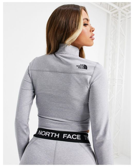 womens grey north face tracksuit