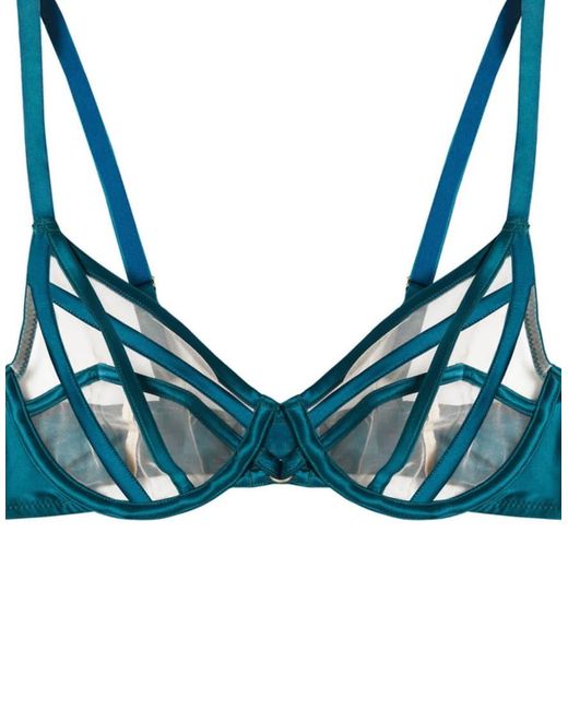 Playful Promises Blue Ramona Plunge Bra