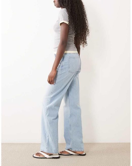 Cotton On Blue 91 Straight Leg Jeans