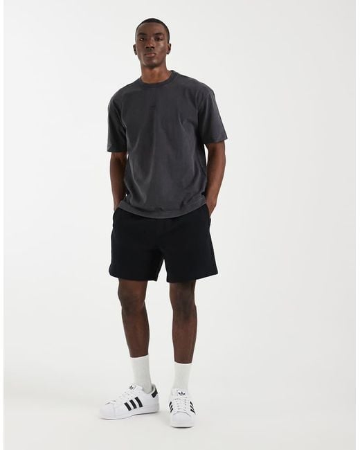 Hollister Blue Heavyweight Elevated Chest Logo T-Shirt for men
