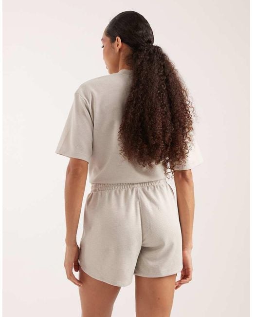 Adidas Originals Natural Pacer Workout Waffle Shorts