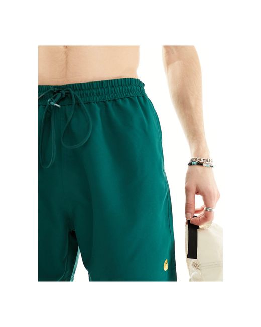Chase - pantaloncini da bagno verdi di Carhartt in Green da Uomo