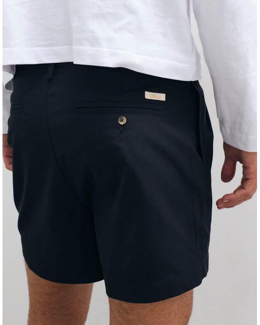 BLKVIS White Double Pleated Shorts for men