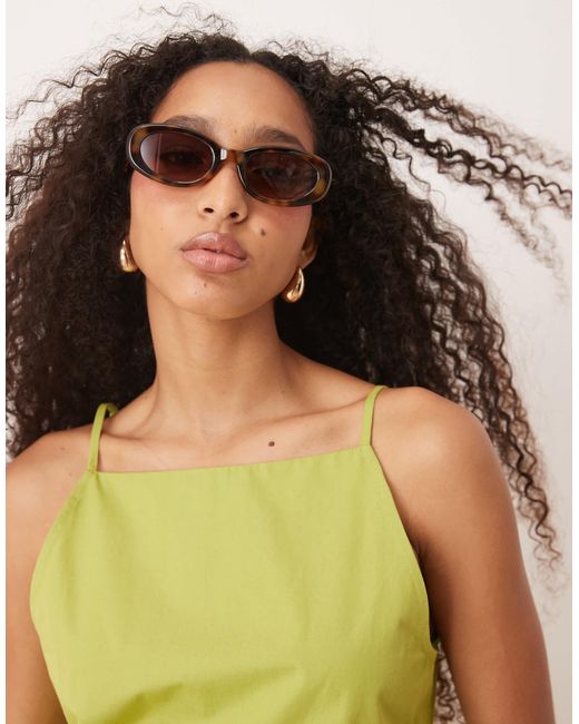 ASOS Green – weites minikleid