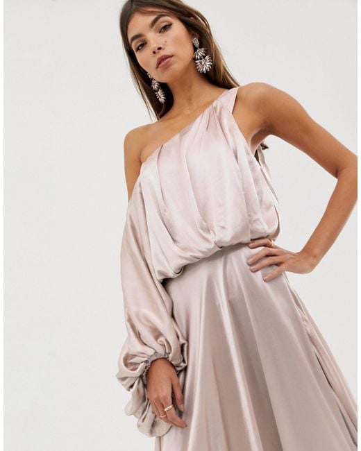 one shoulder dress asos