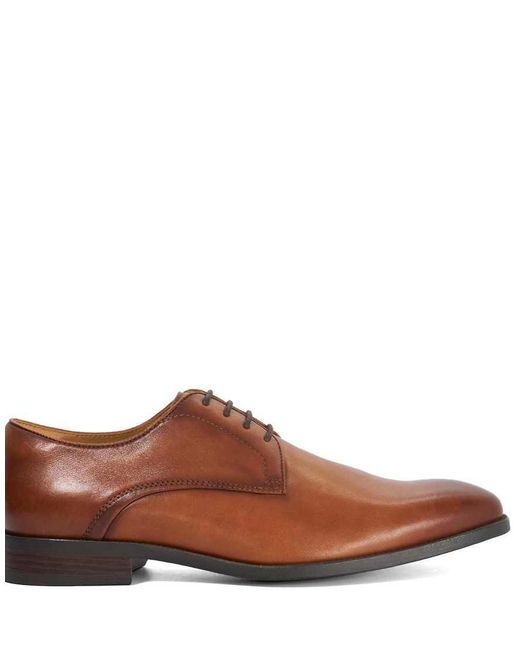 Dune Brown Sole Derby Shoes for men