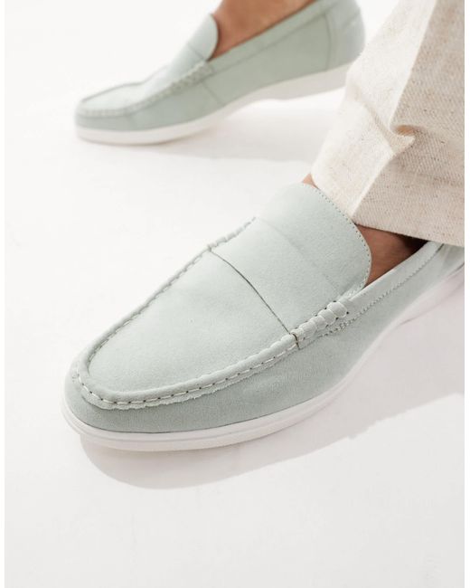 SEQWL White Berwin Loafers With Chunky Sole for men