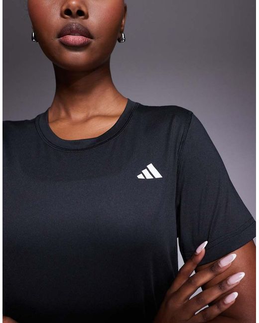 Adidas Originals Blue Adidas Training Essentials T-shirt