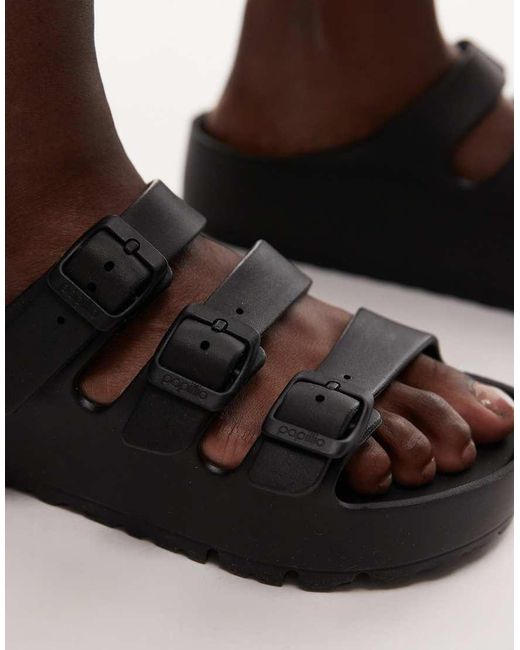 Birkenstock Brown Florida Flex Platform Eva Sandals