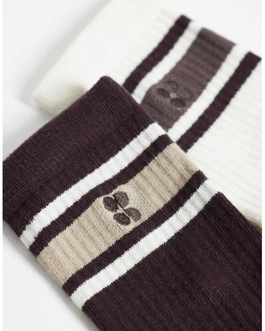 Sweaty Betty White Essentials Crew Socks 2 Pack