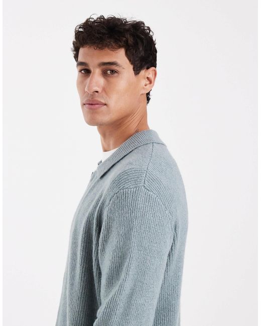 Levi's – polo-strickjacke in Blue für Herren