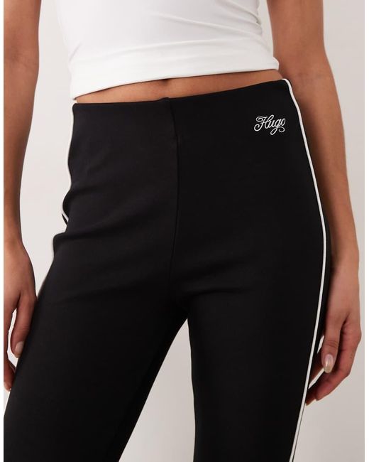 HUGO Black Niflack Jersey Trousers