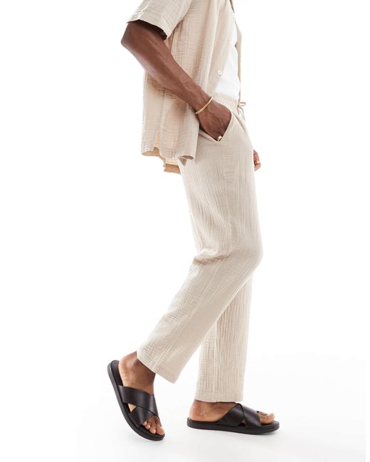 Pantalon Goldsboro pour homme en coloris White