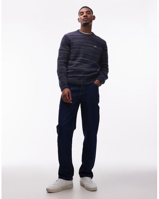Lacoste Blue Stripe Jumper for men