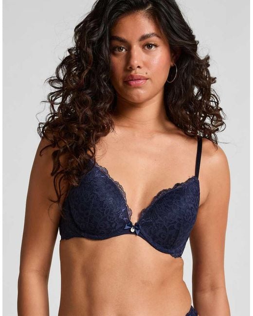 Hunkemöller Blue Marine Padded Push-Up Underwired Bra