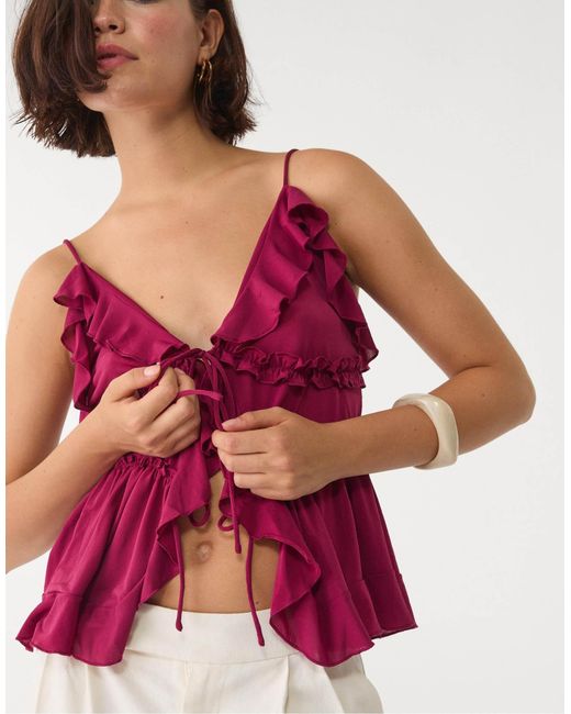 Stradivarius Red – riemchenoberteil