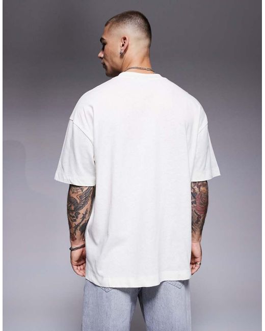 ASOS White Oversized T-shirt for men