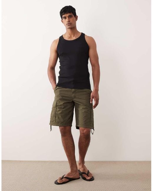 Jack & Jones Natural Cargo Shorts for men