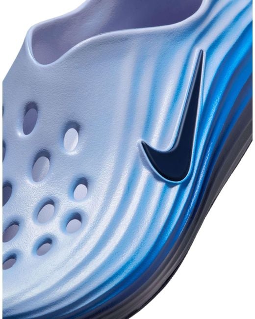 Nike Blue Reactx Rejuven8 Clogs for men