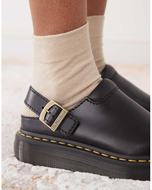 Dr. Martens Black Unisex Laketen Mules