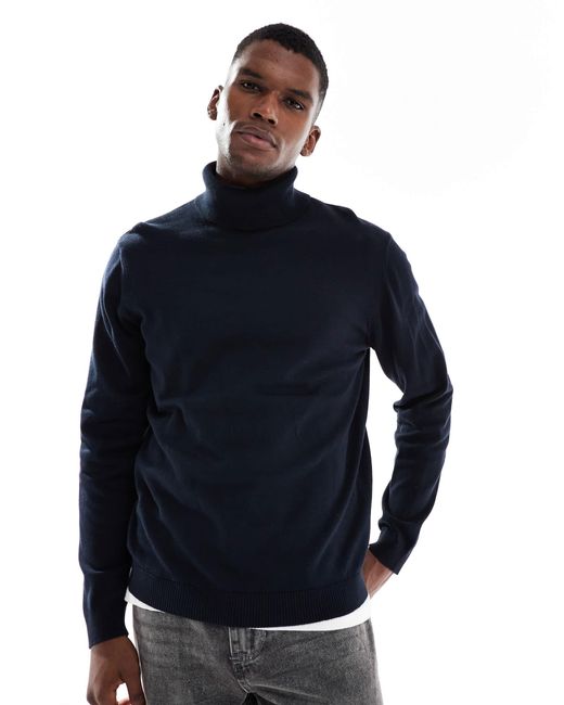 Pull à col roulé Jack & Jones pour homme en coloris Blue
