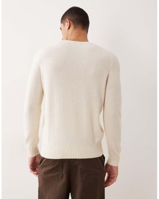 Polo Ralph Lauren Natural Icon Logo Wool Knit Jumper for men