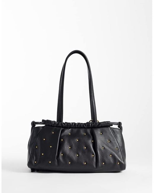 Tommy Hilfiger Black Soft Real Premium Leather Shoulder Bag