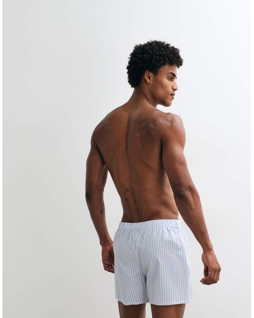 ASOS Blue 2 Pack Woven Boxers for men