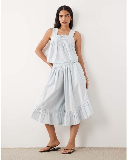 ASOS White Cami Top With Crochet Cutwork
