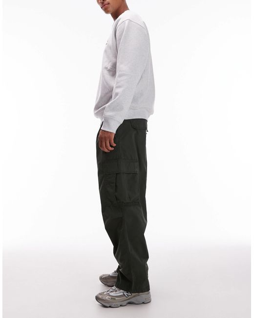 Carhartt Gray Cole Relaxed Fit Cargo Trouser for men