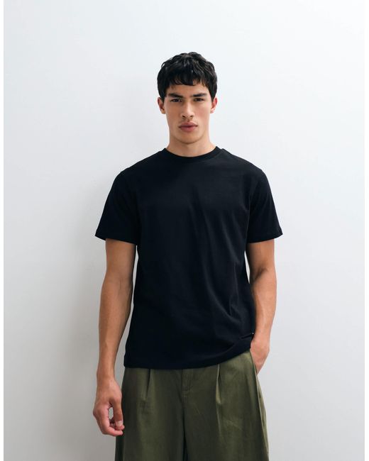 ASOS – basic-t-shirt in Blue für Herren