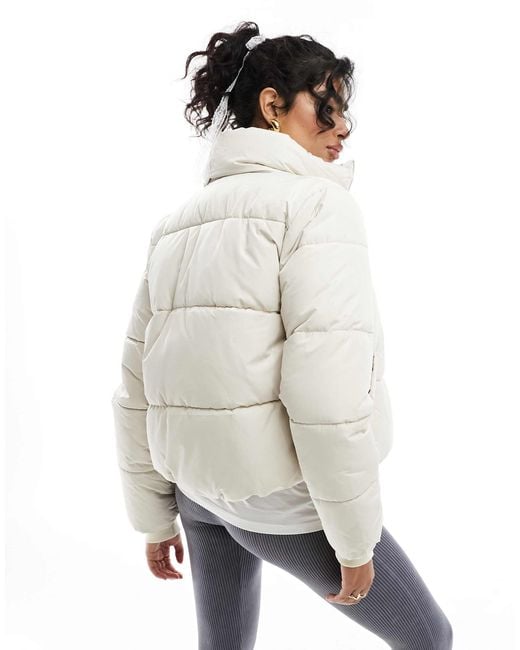 Jdy White Padded Jacket