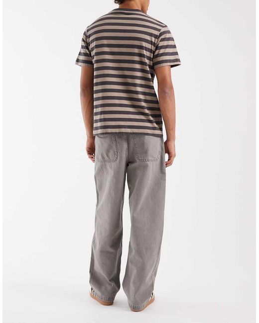 Conjunto De Vaqueros Holgados En Gris Lavado Claro ASOS de hombre de color Multicolor