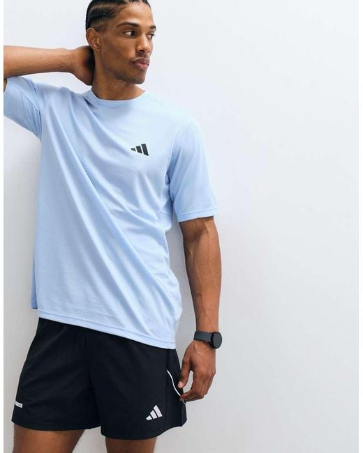 Adidas Originals White Adidas Training Essentials T-shirt for men