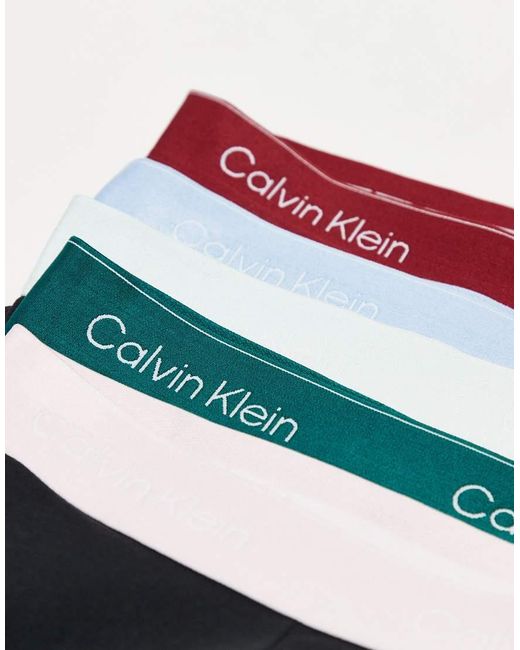 Calvin Klein Black Icon Cotton Stretch 5 Pack Relaxed Boxer Briefs for men