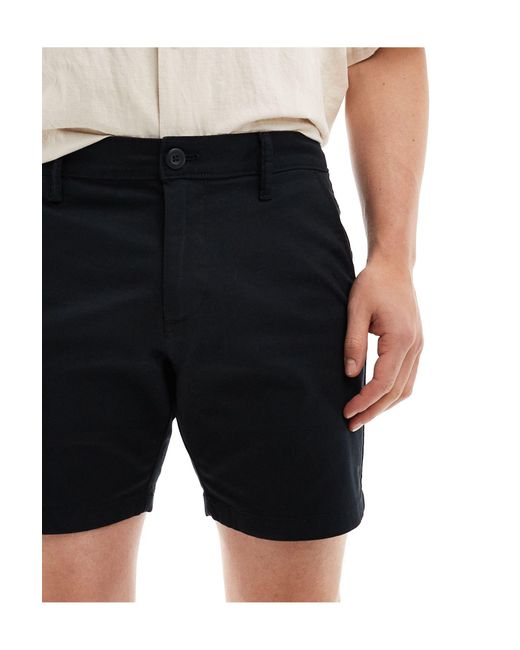 ASOS Blue 2 Pack Skinny Chino Shorts for men